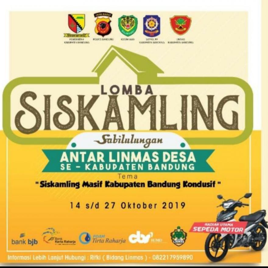 LOMBA SISKAMLING SABILULUNGAN ANTAR LINMAS DESA SE - KABUPATEN BANDUNG 